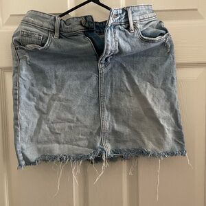 Old Navy Light Blue Denim Mini Skirt